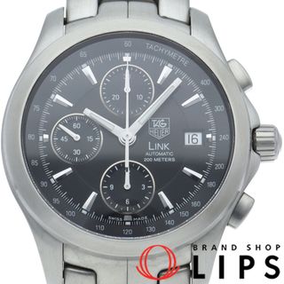 タグホイヤー(TAG Heuer)のタグ・ホイヤー リンク クロノグラフ オートマチック Link Chronograph CJF2110.BA0576 箱 保証書 SS メンズ時計 ブラック 仕上げ済 美品 【中古】(その他)