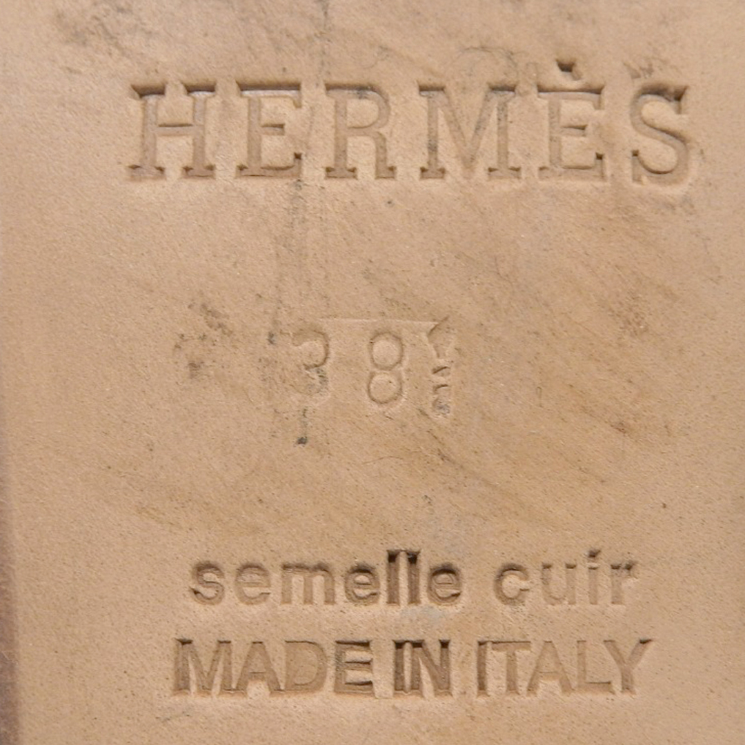 Hermes(エルメス)のエルメス HERMES エルメス エブリン レザー ショートブーツ レディース ブラウン 38 38 レディースの靴/シューズ(その他)の商品写真