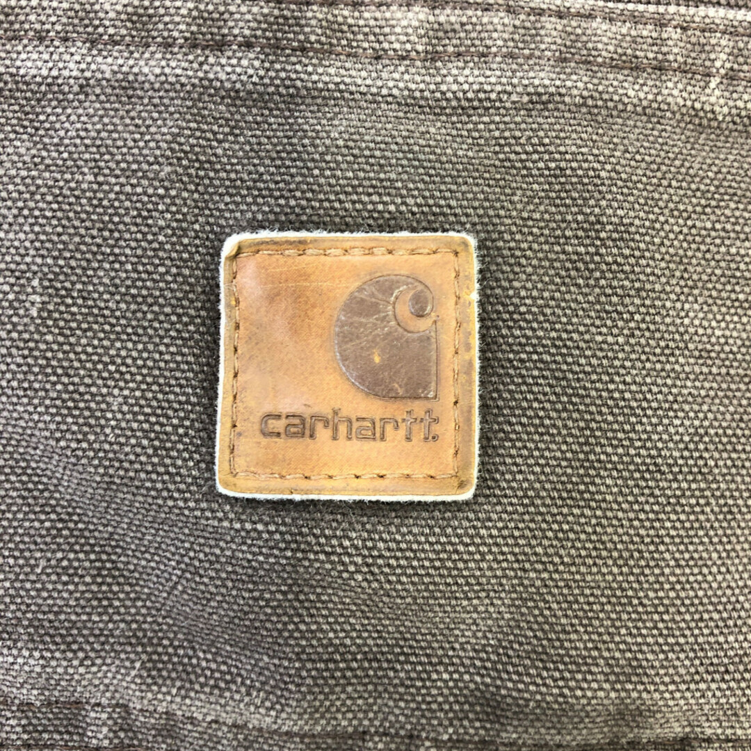 carhartt(カーハート)のCarhartt カーハート ペインターパンツ ダブルニー ワーク ダック地 ブラウン (メンズ 30×32) 中古 古着 Q0842 メンズのパンツ(ペインターパンツ)の商品写真