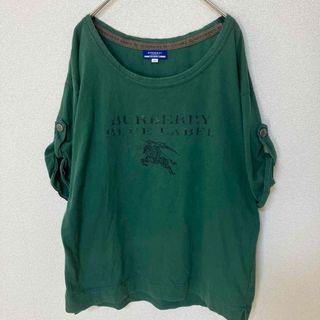 BURBERRY BLUE LABEL - BURBERRY BLUE LABEL  Tシャツ　カットソー　緑　サイズ38