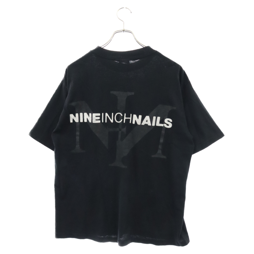 VINTAGE ヴィンテージ 90s VINTAGE Nine Inch Nails T shirt ヴィンテージ ナイン・インチ・ネイルズ 半袖 カットソー Tシャツ ブラック メンズのトップス(Tシャツ/カットソー(半袖/袖なし))の商品写真