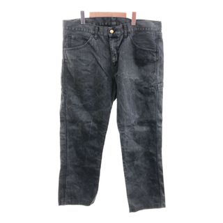 カーハート(carhartt)のCarhartt カーハート FORT PANT ペインターパンツ ボトムス ワーク ブラック (メンズ 38×32) 中古 古着 Q0849(ペインターパンツ)