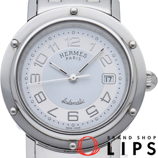 エルメス(Hermes)のエルメス クリッパー ボーイズ時計 オートマチック Clipper CL5.410 SS ユニセックス時計 ホワイト 仕上げ済 美品 【中古】(腕時計)