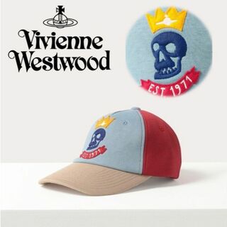 ヴィヴィアンウエストウッド(Vivienne Westwood)の新品【ヴィヴィアンウエストウッド】UV対策 王冠 刺繍 ベースボールキャップ(キャップ)