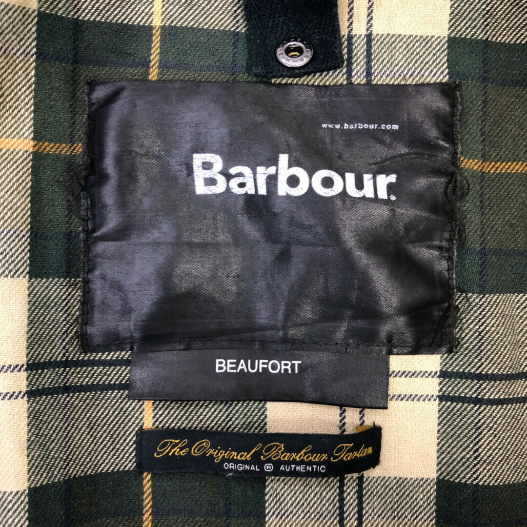 Barbour(バーブァー)のBarbour バブアー BEAUFORT ビューフォート オイルドジャケット ユーロ グリーン (メンズ M相当) 中古 古着 Q0870 メンズのジャケット/アウター(その他)の商品写真