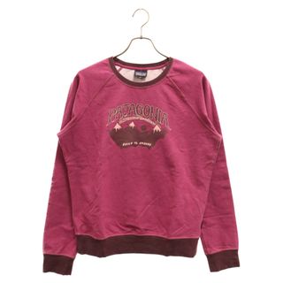 パタゴニア(patagonia)のPATAGONIA パタゴニア 17AW Hazy Peaks Midweight Crew sweatshirt デザインプリント ミッドウェイト クルーネックスウェット パープル STY39521FA17(スウェット)