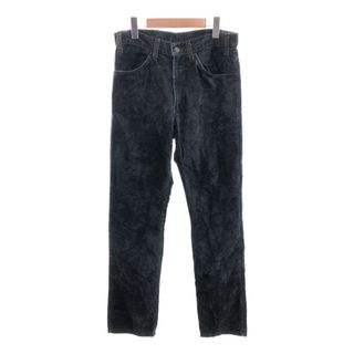 リーバイス(Levi's)の80年代 USA製 Levi's リーバイス 519-1558 コーデュロイパンツ アメカジ ブラック (メンズ W32 L32) 中古 古着 Q0882(その他)