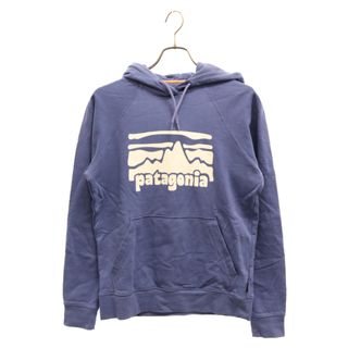 パタゴニア(patagonia)のPATAGONIA パタゴニア 21SS グラフィックプリント プルオーバーパーカー ネイビー STY39607SP21(パーカー)