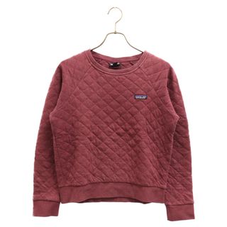 パタゴニア(patagonia)のPATAGONIA パタゴニア 19AW ガーゼ生地 キルティングデザイン ラグランスリーブ クルーネックスウェット レッド STY25310FA19(スウェット)