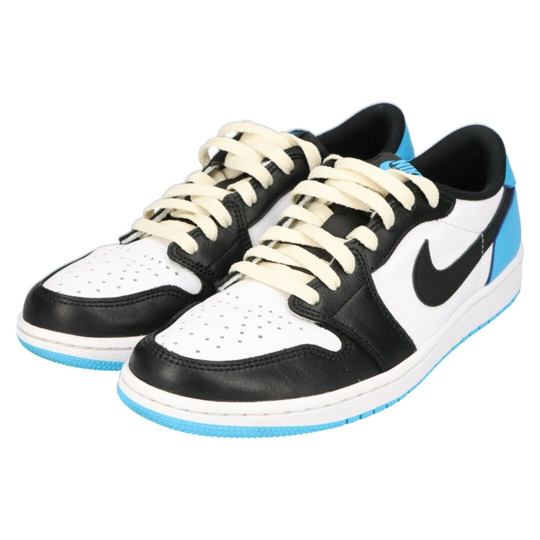 NIKE(ナイキ)のNIKE ナイキ AIR JORDAN 1 RETRO LOW OG UNC エアジョーダン 1 ロー ローカットスニーカー シューズ ブラック/ホワイト/ブルー US9/27cm CZ0790-104 メンズの靴/シューズ(スニーカー)の商品写真