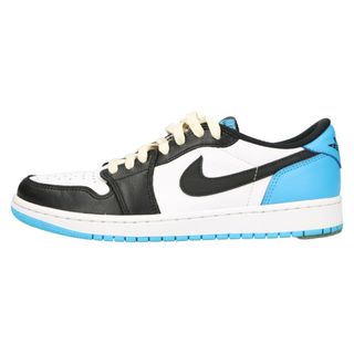 ナイキ(NIKE)のNIKE ナイキ AIR JORDAN 1 RETRO LOW OG UNC エアジョーダン 1 ロー ローカットスニーカー シューズ ブラック/ホワイト/ブルー US9/27cm CZ0790-104(スニーカー)