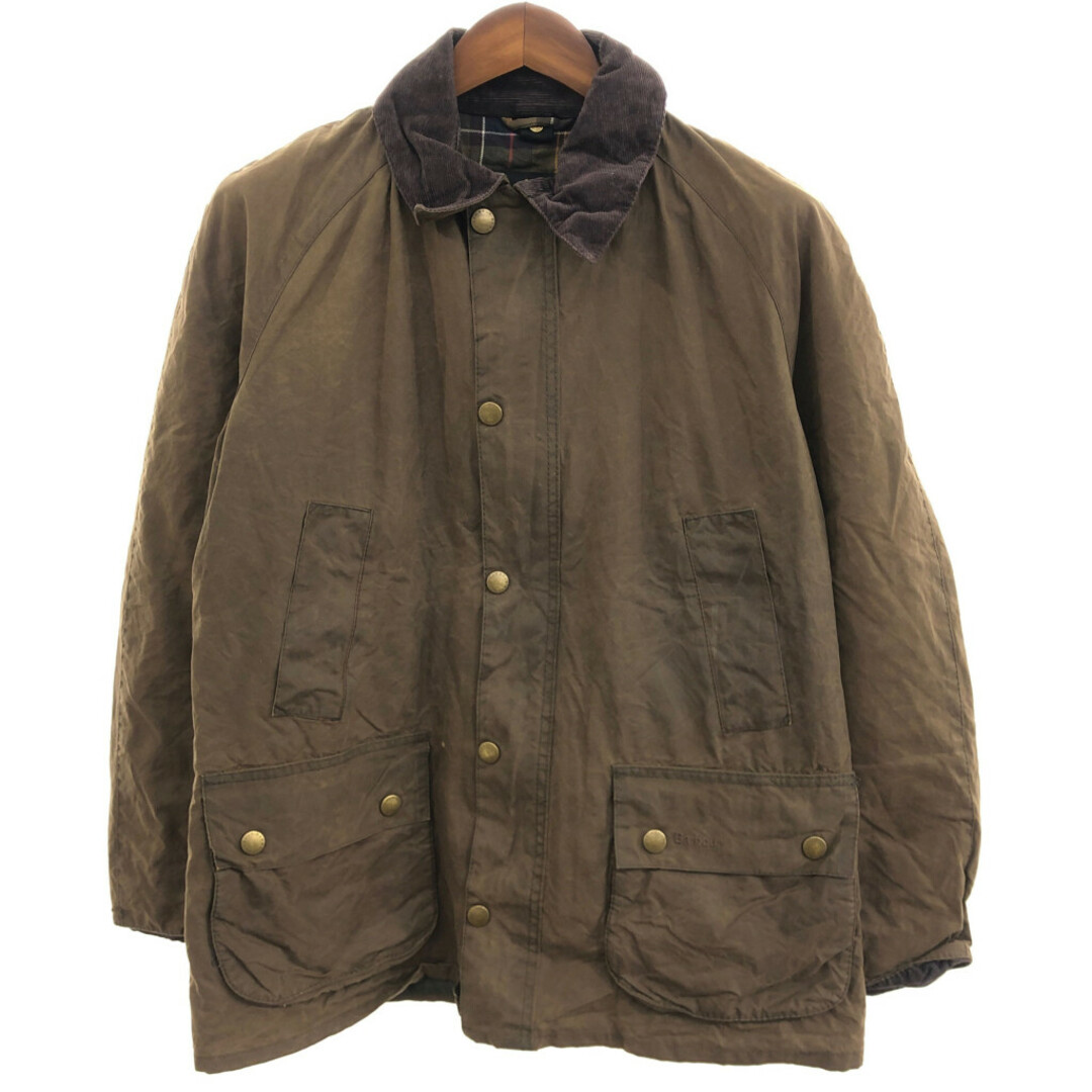 Barbour(バーブァー)のBarbour バブアー ASHBY アシュビー オイルドジャケット ユーロ ブラウン (メンズ L) 中古 古着 Q0899 メンズのジャケット/アウター(その他)の商品写真