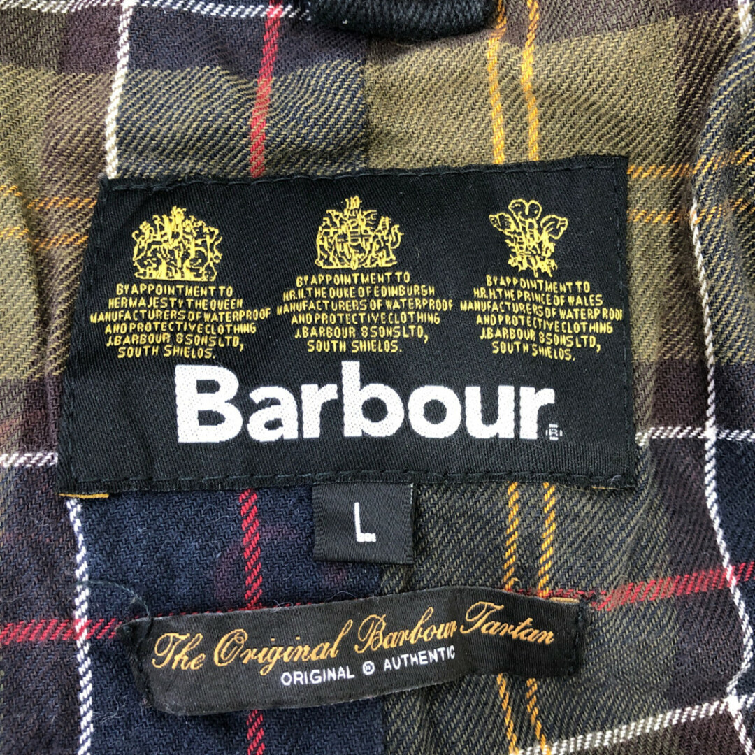 Barbour(バーブァー)のBarbour バブアー ASHBY アシュビー オイルドジャケット ユーロ ブラウン (メンズ L) 中古 古着 Q0899 メンズのジャケット/アウター(その他)の商品写真