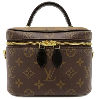 ルイヴィトン LOUIS VUITTON 2WAYバッグ ヴァニティ NV PM モノグラムキャンバス モノグラムリバースキャンバス モノグラム×モノグラムリバース ゴールド金具 茶 ショルダー  M45165 RFID 【保存袋】【中古】