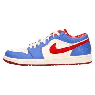 ナイキ(NIKE)のNIKE ナイキ AIR JORDAN 1 RETRO LOW EAST SIDE 309192-161 エアジョーダン 1 レトロ ロー リージョナルパック ローカットスニーカー US8.5/26.5cm ホワイト/ブルー(スニーカー)