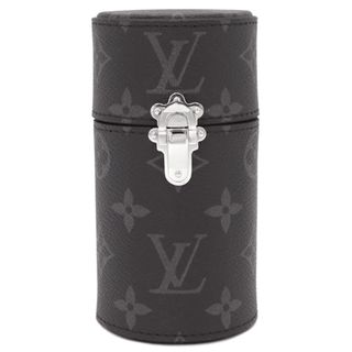 ルイヴィトン LOUIS VUITTON 小物 トラベルケース (100ML) モノグラムエクリプスキャンバス モノグラムエクリプス シルバー金具 茶 香水ケース  LS0207 RFID【中古】