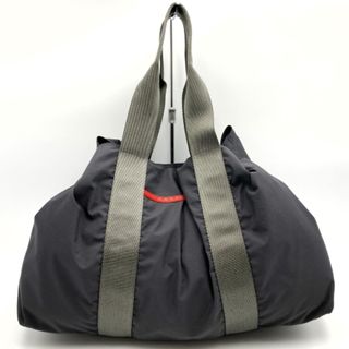 プラダ(PRADA)のプラダスポーツ トートバッグ グレー ブラック ナイロン レディース PRADA SPORTS【中古】(トートバッグ)