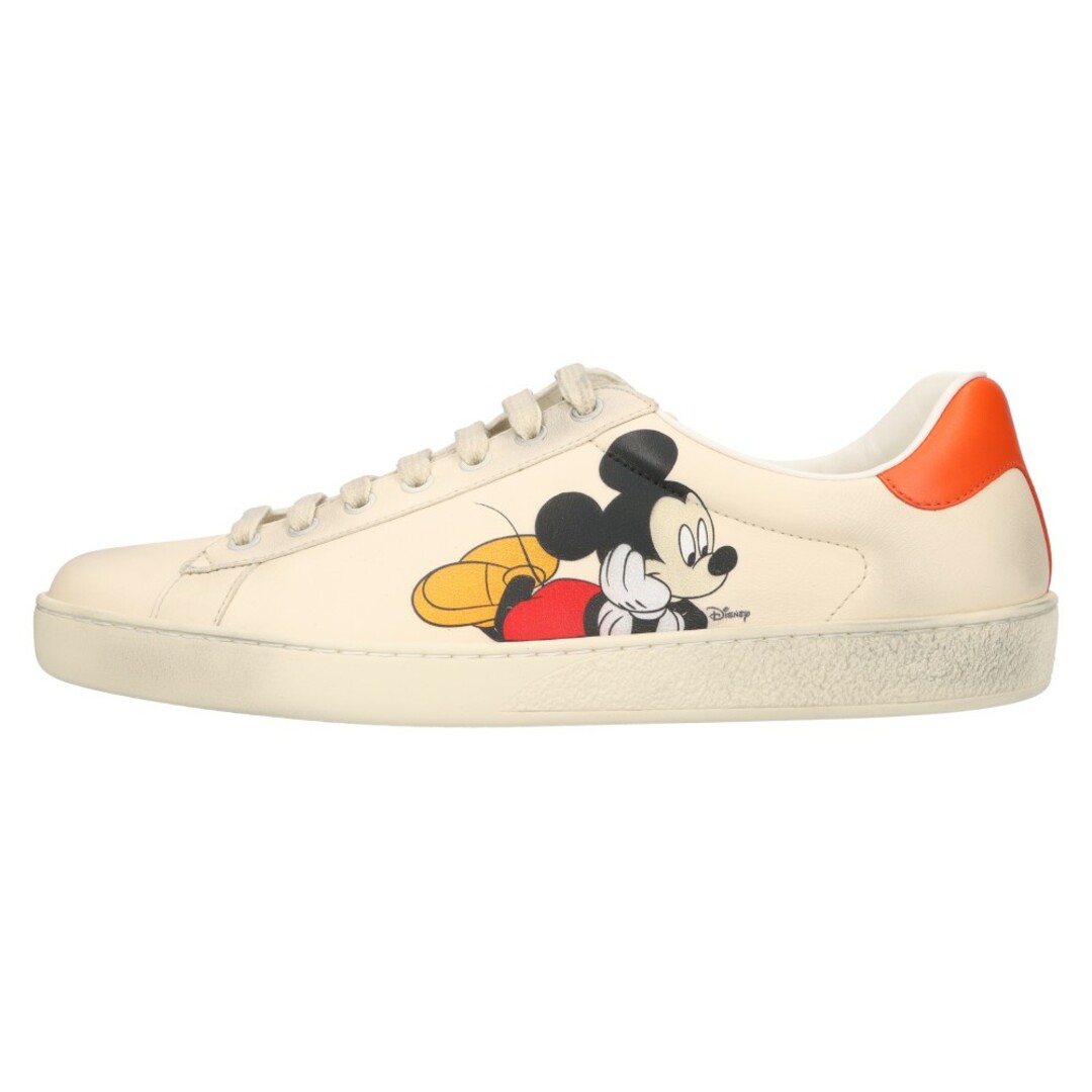 Gucci(グッチ)のGUCCI グッチ × Disney ディズニー ヴィンテージ加工ローカットスニーカー シューズ ホワイト メンズの靴/シューズ(スニーカー)の商品写真