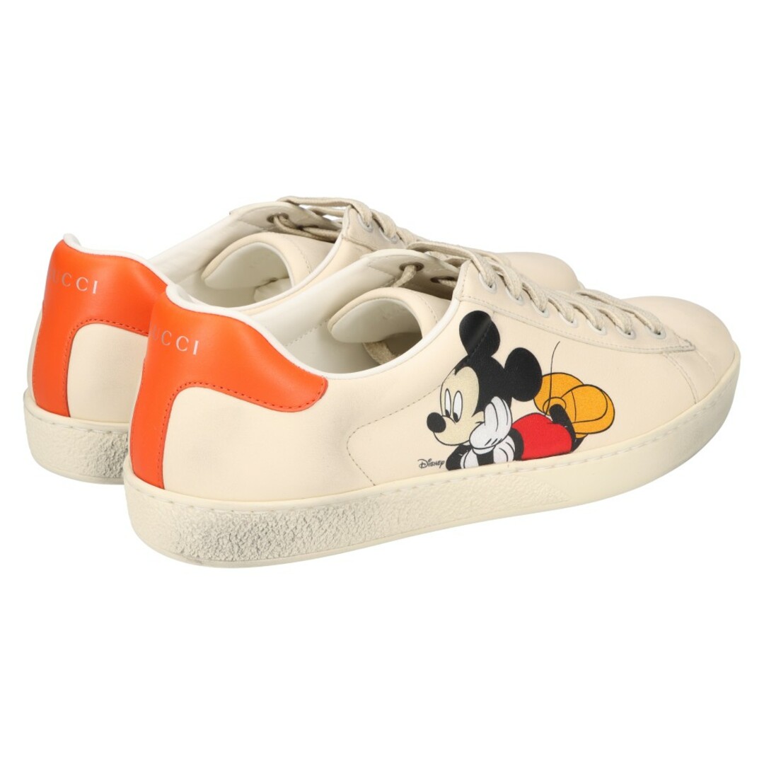 Gucci(グッチ)のGUCCI グッチ × Disney ディズニー ヴィンテージ加工ローカットスニーカー シューズ ホワイト メンズの靴/シューズ(スニーカー)の商品写真