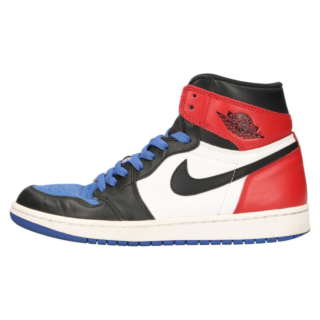 NIKE(ナイキ)のNIKE ナイキ AIR JORDAN 1 RETRO HIGH OG TOP 3 555088‐026 エアジョーダン1 トップ3 ハイカットスニーカー ブラック/レッド/ブルー 26.5cm/US8.5 メンズの靴/シューズ(スニーカー)の商品写真