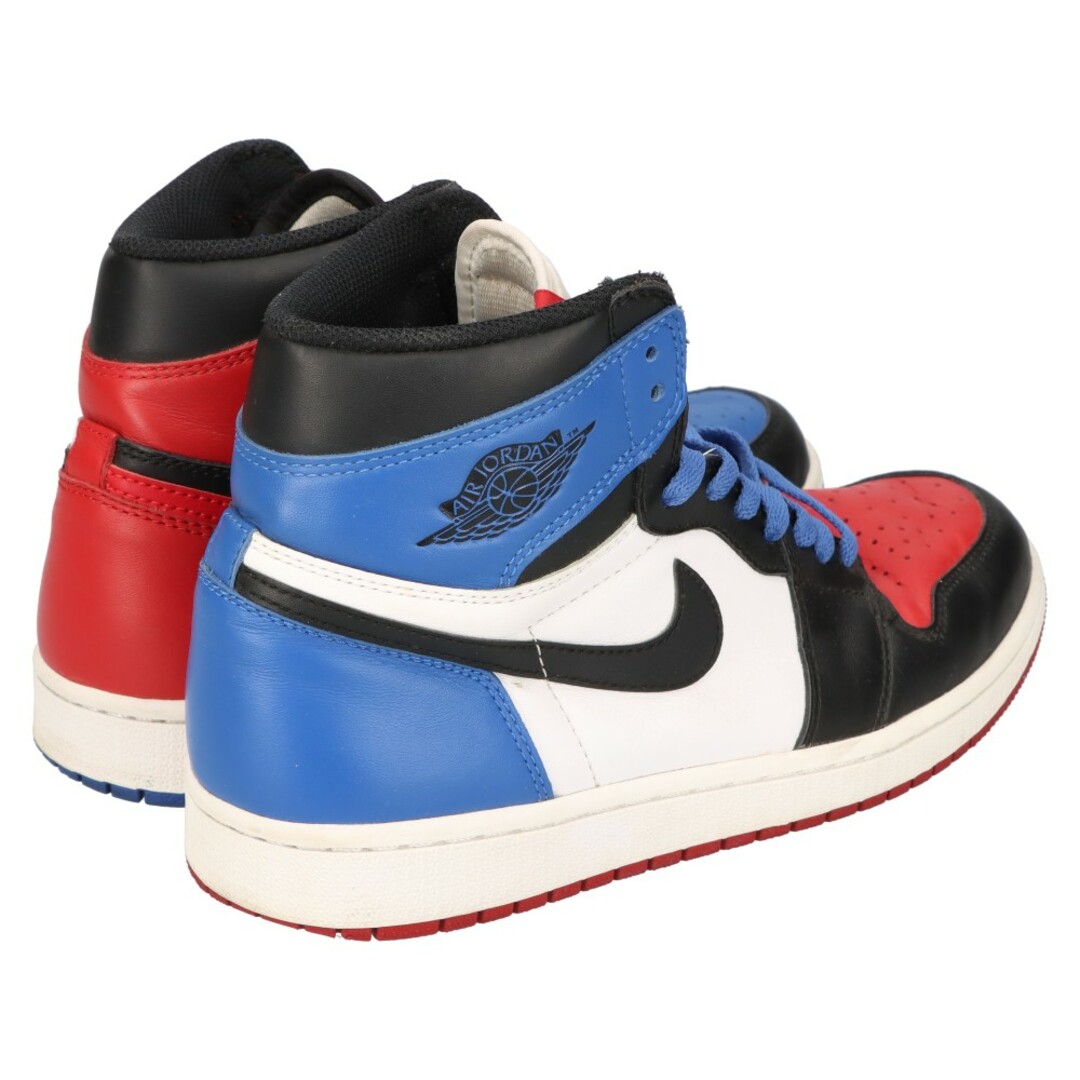 NIKE(ナイキ)のNIKE ナイキ AIR JORDAN 1 RETRO HIGH OG TOP 3 555088‐026 エアジョーダン1 トップ3 ハイカットスニーカー ブラック/レッド/ブルー 26.5cm/US8.5 メンズの靴/シューズ(スニーカー)の商品写真