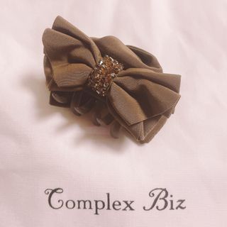 コンプレックスビズ(Complex Biz)の未使用🌟コンプレックスビズ 中クリップ リボン(バレッタ/ヘアクリップ)