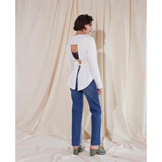 ALEXIA STAM - 新品 ALEXIASTAM Open Back Long Sleeve Tee