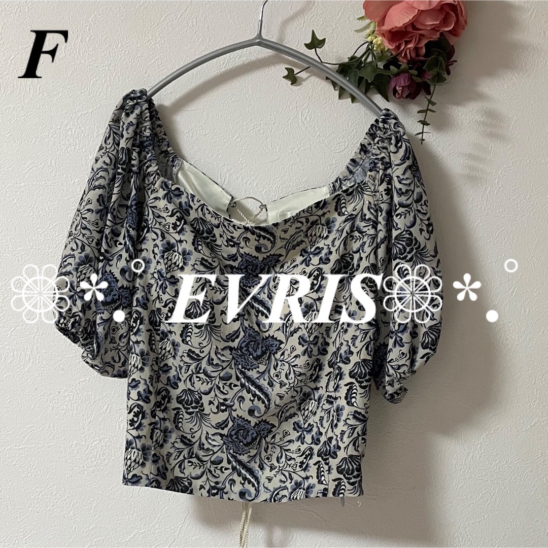 EVRIS(エヴリス)のEVRIS オリエンタルフラワートップス レディースのトップス(カットソー(半袖/袖なし))の商品写真