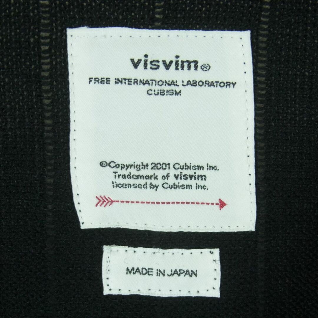 VISVIM(ヴィスヴィム)のVISVIM ビズビム 23AW 0123205012005 KNIT ZIP CARDIGAN ニット ジップ カーディガン ブラック系 3【中古】 メンズのトップス(カーディガン)の商品写真