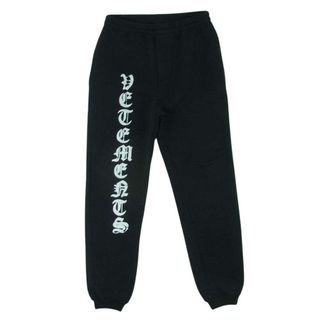 VETEMENTS ヴェトモン 22SS UE52PA180B Double Anarchy Logo Sweatpants アナーキー ロゴプリント スウェット パンツ ブラック系 S【中古】(その他)