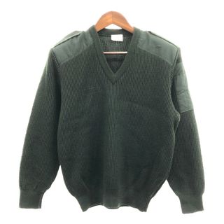 2000年代～ SAINT JAMES セントジェームス コマンド セーター ミリタリー コンバット ニット グリーン (メンズ 96) 中古 古着 Q0930(ニット/セーター)