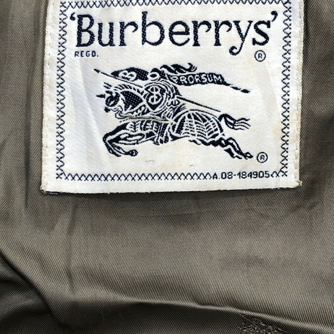 BURBERRY(バーバリー)の90年代 スペイン製 Burberrys バーバリーズ ウール チェスターコート ベージュ (レディース 38) 中古 古着 Q0959 レディースのジャケット/アウター(チェスターコート)の商品写真