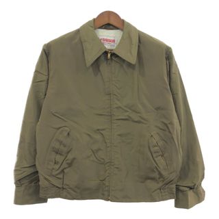 マックレガー(McGREGOR)の【B品】 70年代~80年代 McGregor マックレガー ナイロンジャケット アウター TALONジップ カーキ (メンズ 42) 中古 古着 Q0977(ナイロンジャケット)