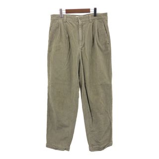 ギャップ(GAP)の90年代~2000年代 OLD GAP ギャップ 2タック コーデュロイパンツ ボトムス ベージュ (メンズ 33/30) 中古 古着 Q1004(その他)