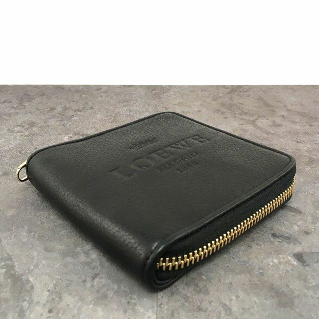 LOEWE(ロエベ)の美品 LOEWE コンパクトウォレット ブラック 205 レディースのファッション小物(財布)の商品写真