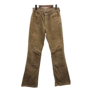 リーバイス(Levi's)の【B品】 70年代 USA製 Levi's リーバイス 646-1523 コーデュロイパンツ ボトムス 42TALON ベージュ (メンズ W28 L33) 中古 古着 Q1021(その他)