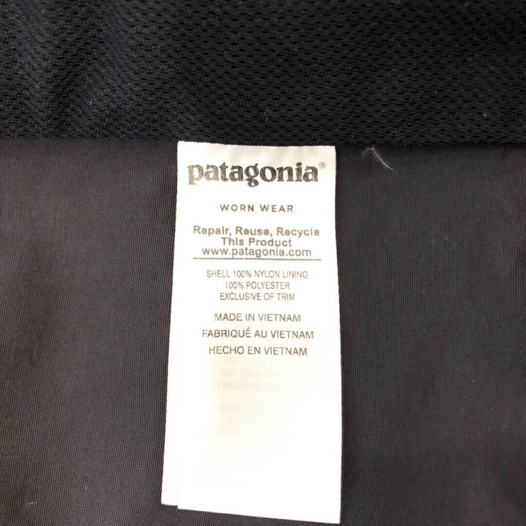 patagonia(パタゴニア)の【B品】 patagonia パタゴニア Tezzeron テズロンジャケット アウトドア リフレクター STY27785 ブラック (メンズ L) 中古 古着 Q1036 メンズのジャケット/アウター(その他)の商品写真