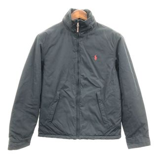 ポロラルフローレン(POLO RALPH LAUREN)の【B品】 Polo by Ralph Lauren ラルフローレン ウィンドブレーカー ジャケット ワンポイントロゴ ブラック (メンズ S) 中古 古着 Q1037(その他)