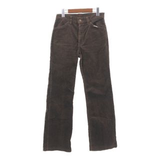 リーバイス(Levi's)の70年代 フランス製 Levi's リーバイス 太畝 コーデュロイパンツ アメカジ ブラウン (メンズ W28) 中古 古着 Q1051(その他)