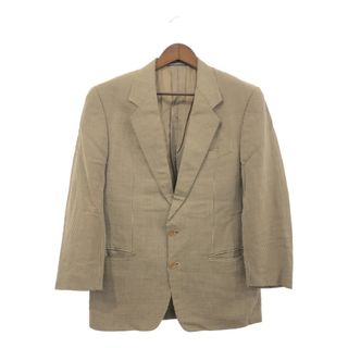 Ermenegildo Zegna - 【B品】 Ermenegildo Zegna エルメネジルドゼニア テーラードジャケット 千鳥格子柄 ブラウン (メンズ M相当) 中古 古着 Q1057