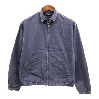 ポロラルフローレン(POLO RALPH LAUREN)の【B品】 80年代 USA製 Polo by Ralph Lauren ポロ ラルフローレン スウィングトップ ジャケット ネイビー (メンズ S) 中古 古着 Q1067(その他)