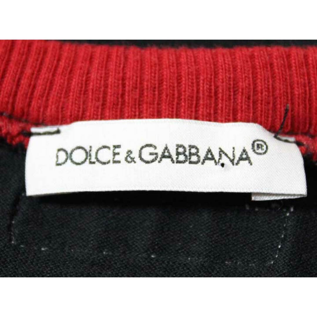 DOLCE&GABBANA(ドルチェアンドガッバーナ)の《ドルチェ＆ガッバーナ ジュニア/D＆G Junior》113-119cm 半袖Tシャツ/半袖カットソー 黒【中古】子供服 キッズ kids 男の子 夏 035032 tops キッズ/ベビー/マタニティのキッズ服女の子用(90cm~)(Tシャツ/カットソー)の商品写真