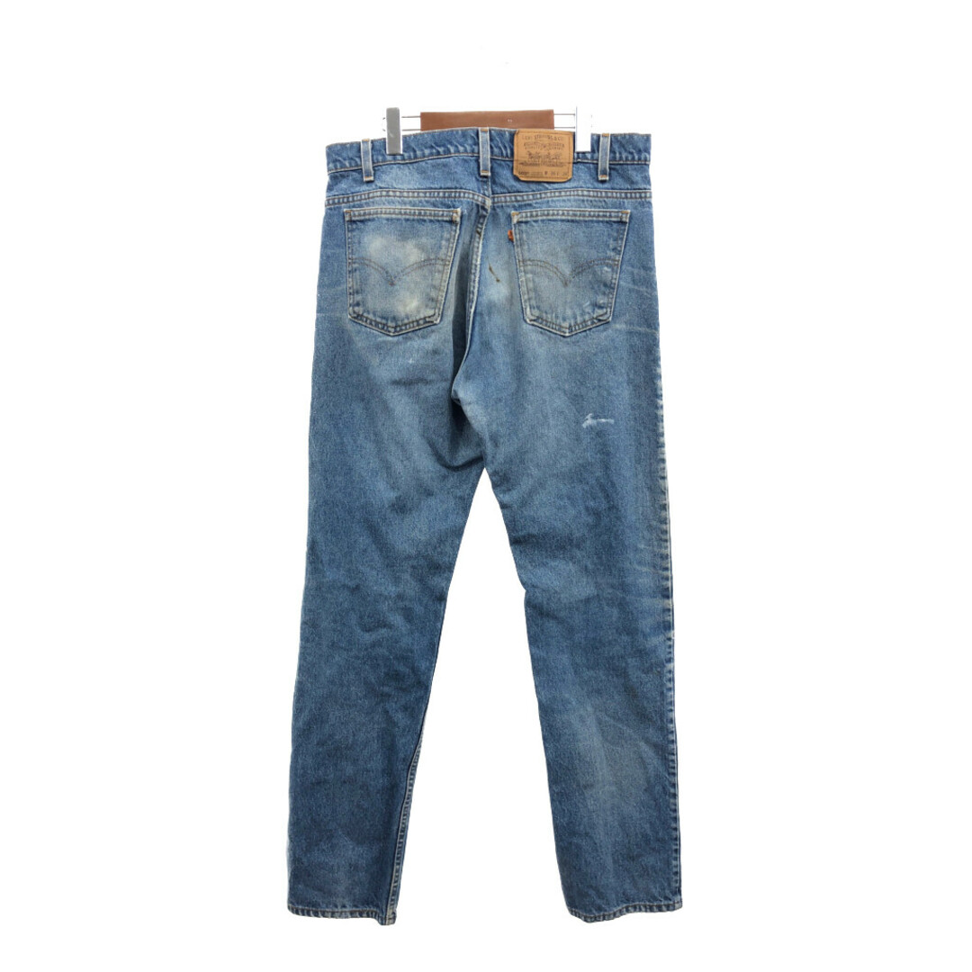 90年代 USA製 Levi's リーバイス 505 デニムパンツ アメカジ オレンジタブ ライトブルー (メンズ W36 L34) 中古 古着  Q1071