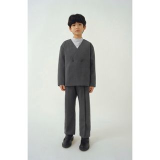 ザラキッズ(ZARA KIDS)のZARAKIDS*ザラキッズ*オーバーサイズテーラードパンツカーボングレー120(パンツ/スパッツ)