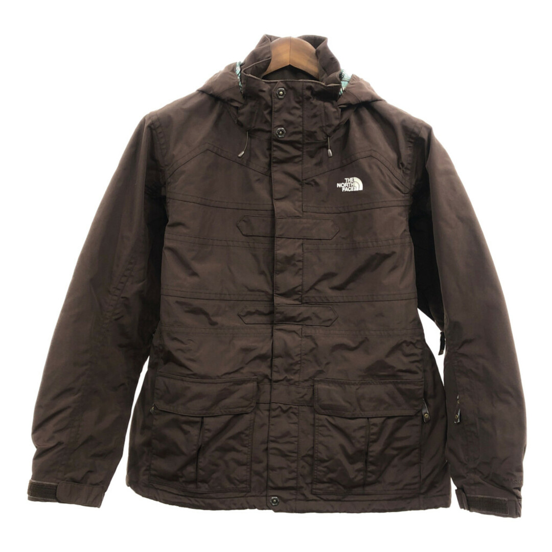 THE NORTH FACE(ザノースフェイス)のTHE NORTH FACE ノースフェイス HYVENT マウンテンパーカー ジャケット アウトドア 防水 ブラウン (レディース XL) 中古 古着 Q1100 レディースのジャケット/アウター(その他)の商品写真