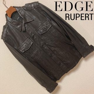 ルパート(RUPERT)の良品■EDGE RUPERTルパート■山羊革 ゴートレザー ジャケット 2 M(レザージャケット)