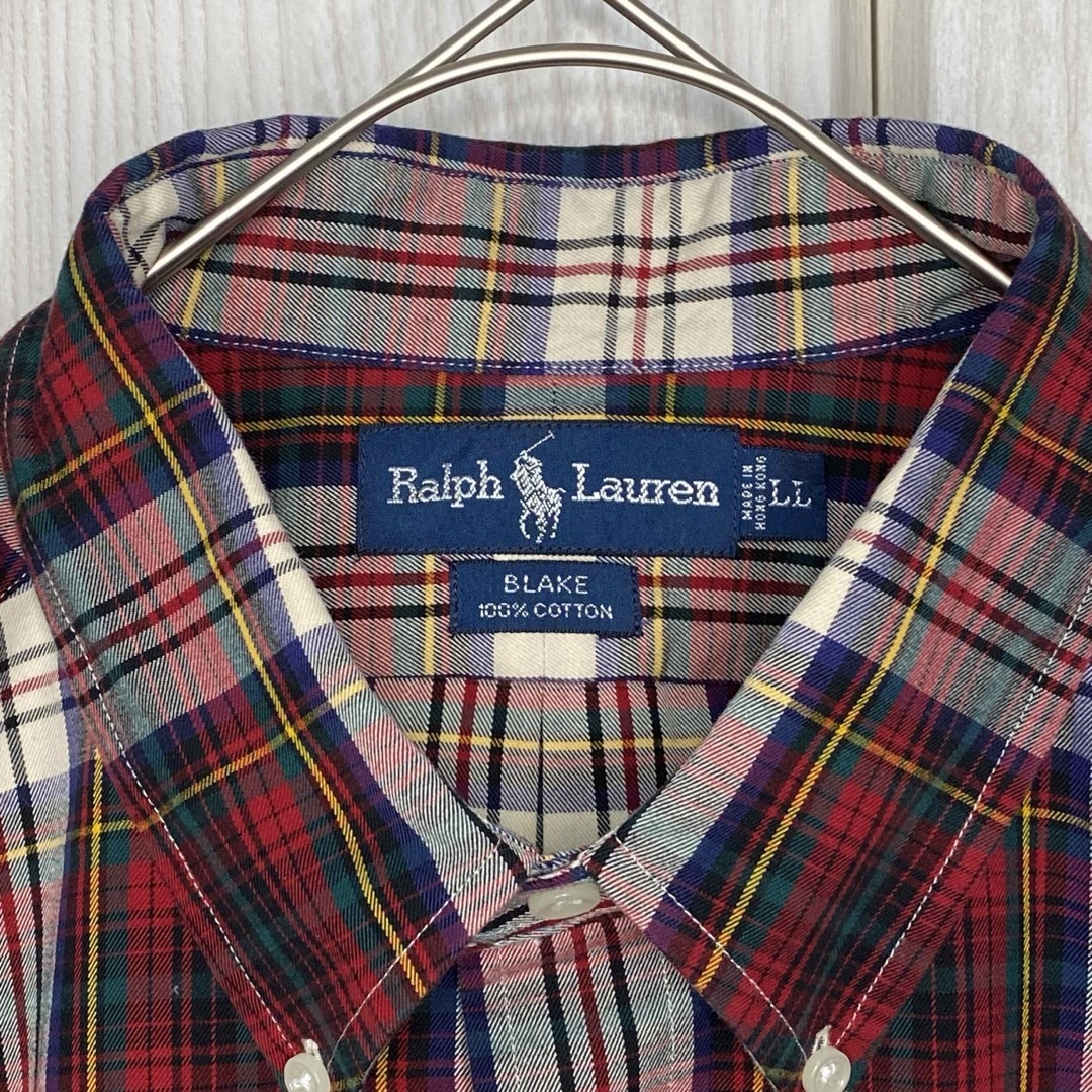 Ralph Lauren(ラルフローレン)の【美品】 Ralph Lauren ラルフローレン チェック シャツ メンズのトップス(シャツ)の商品写真