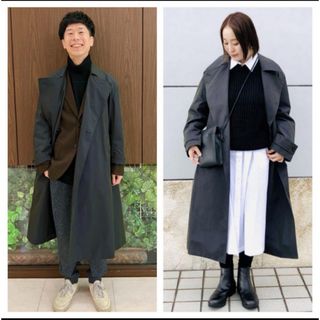 ユニクロ(UNIQLO)のUNIQLO U ユニクロユー  トレンチコート　オーバーサイズ　タマムシ色　(トレンチコート)