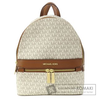 マイケルコース(Michael Kors)のMichael Kors MKシグネチャー リュック・デイパック レザー コーテッドキャンバス レディース(リュック/バックパック)