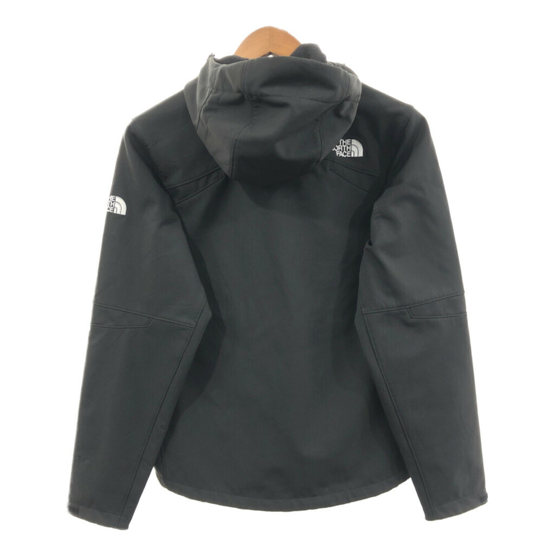 THE NORTH FACE(ザノースフェイス)のTHE NORTH FACE ノースフェイス TNF APEX ソフトシェルジャケット アウトドア ブラック (メンズ S) 中古 古着 Q1152 メンズのジャケット/アウター(その他)の商品写真